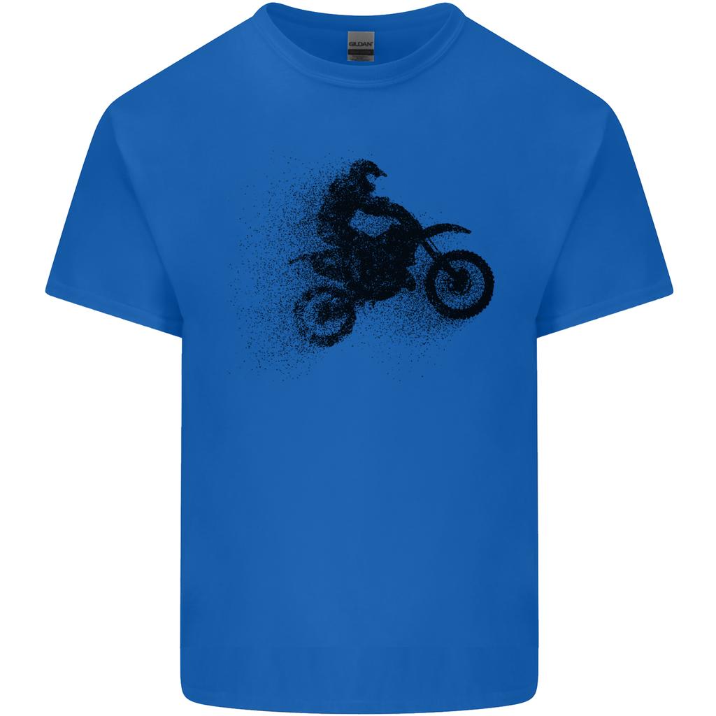 Abstract Motocross Rider Dirt Bike Unisexs Light Cotton TShirt