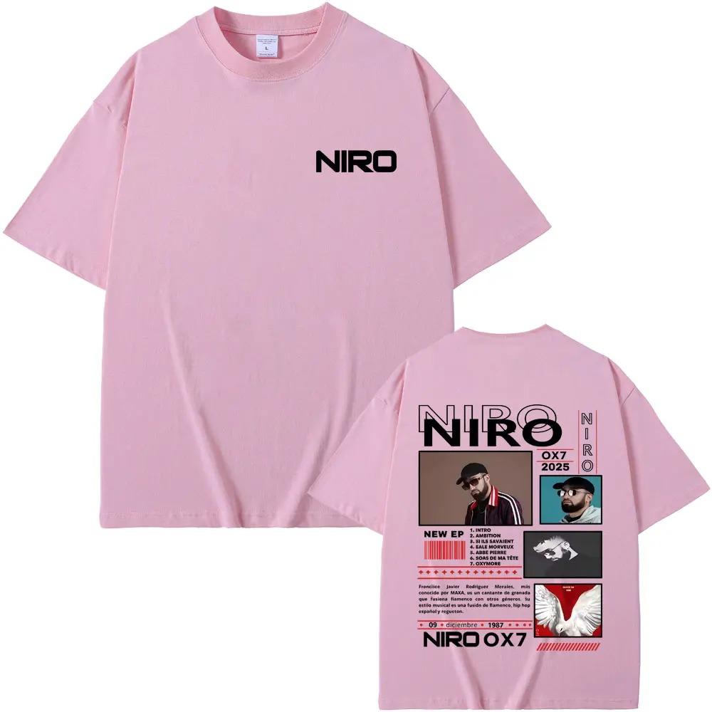 Hot Rapper Niro OX7 Album Graphic Tshirt Unisex Unisex Casual Cotton Vintage Male Hip Hop Fashion Pop Music Tshirts Streetwear