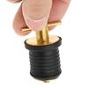 4Pcs Brass&Rubber Boats Twist Type T-Handle Drain Plugs for 1-Inch 25mm Diameter Drain Hole Marine Dinghy Yacht Boat Accessories