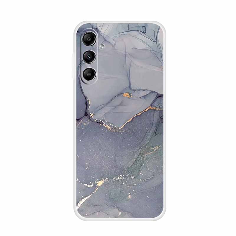 For Samsung Galaxy A14 A34 A54 5G Marble Soft Case Silicone TPU Phone Back Cover Coque for Samsung A 54 34 14 4G Cartoon Fundas