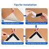 New Non-slip Carpet Stickers Reusable Anti Curling Carpet Tape Grip Stoppers Washable Carpet Patch Home Decor