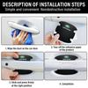 4P/Set Car Door Handle Anti-scratch Sticker Carbon Fibre for Land Rover Range Rover Defender Freelander Discovery 1 2 3 Evoque Rover L322 L405