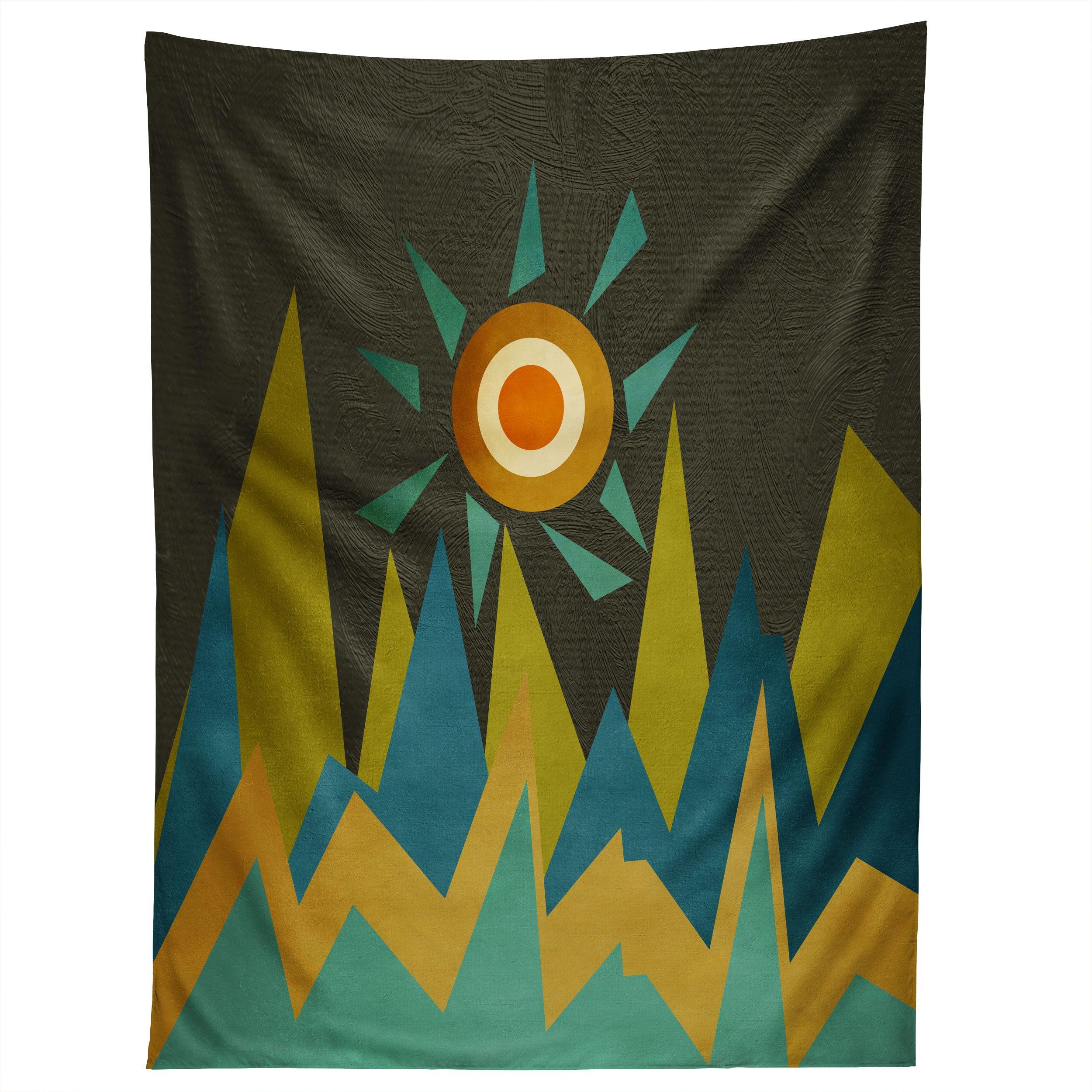 RETRO LANDSCAPE II tapestry 75x100