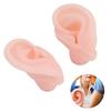 1 Pair Silicone Simulated Ear Model Flexible Soft Ear Model for Hospital Display Learning