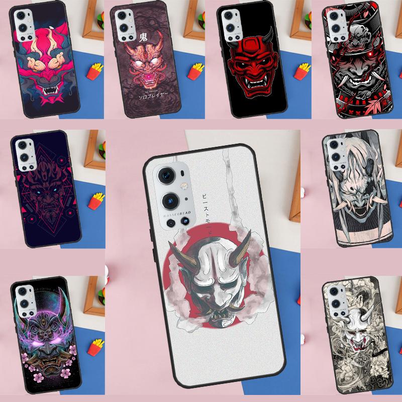 Oni Hannya Demon Mask Funda For OnePlus 13 13R 12 12R 11 10 Pro 8T 10T OnePlus Nord 4 CE 2 3 Lite N30 N20 N10 Case
