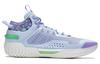 LiNing Badfive 3 Cushioning Anti-Slip And Wear-Resistant Low-Top Basketball Shoes Men's Blue Purple ABFT005-10