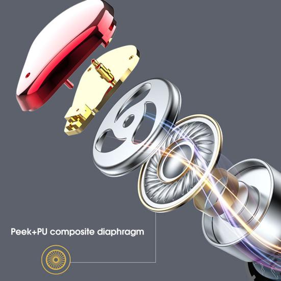 Multifunctional Wireless Headphones Fingerprint Touch IPX5 Intelligent Noise Reduction