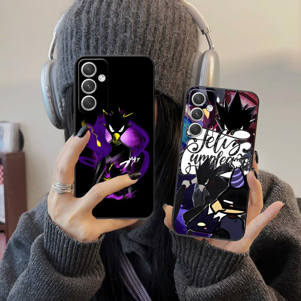 MHA Tokoyami Mobile Phone Case for Samsung Galaxy S26 S25 S24 S23 S22 S21 S20 Note20 Plus FE Ultra Colorful Cover Luxury Pretty