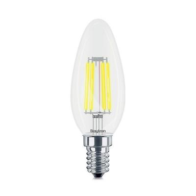LED Filament Bulb E14 C35 4W 3000K 470lm
