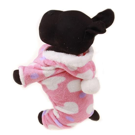 Pet Blouse Cute Wear-resistant Coral Fleece Warm Pet Blouse for Show