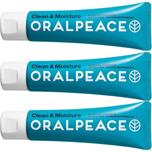 [Bulk Purchase] ORALPEACE Clean & Moisture Mint 80g (Set of 3)