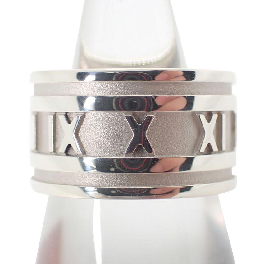 [Used] TIFFANY 925 Atlas Wide Ring / Size 12.5 / j14-1