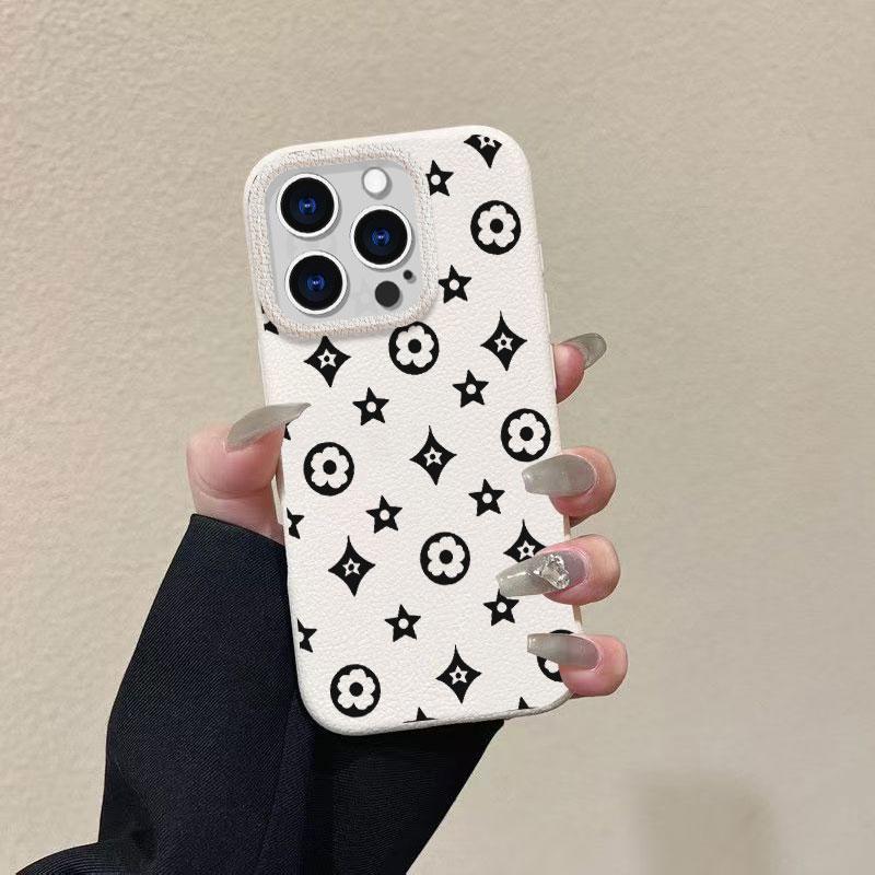 Vintage Lichee Pattern Phone Case For iPhone 17 Pro Max Air 16 16e 15 14 13 12 11 Pro Max Plus X XS MAX XR Back Cover