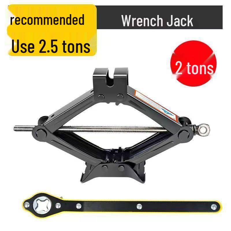 Compact Hydraulic Car Jack with Labor-Saving Wrench