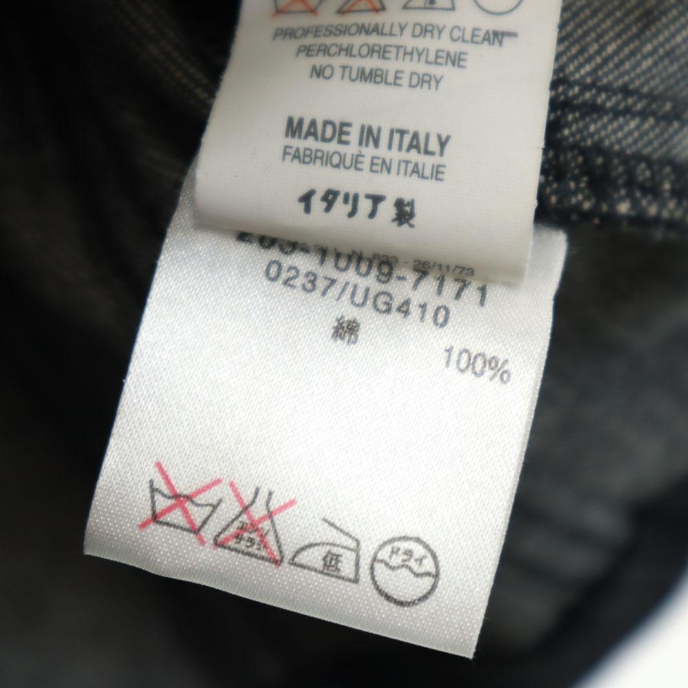 GUCCI made in Italy Denim Jacket 38 black Women Used