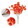 2/3/4/5/6/12Pcs Fall Artificial Flower 7 Fork UV Resistant Fake Flower Home Wedding Party Table Centerpiece Indoor Outdoor Faux Bloom Decoration