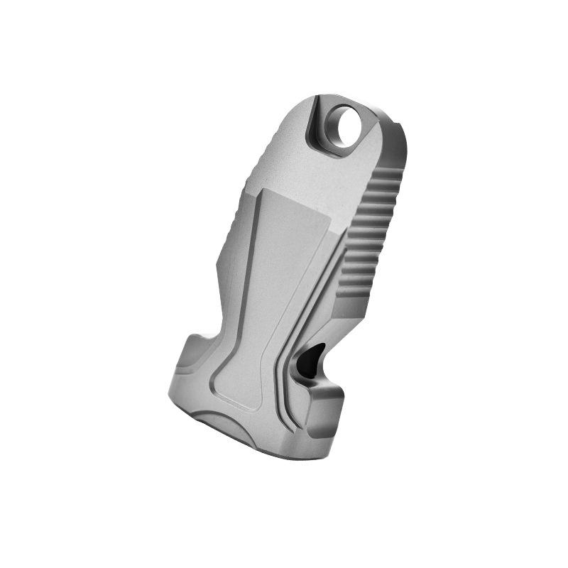 TC4 Titanium Alloy Double Tube High Decibel Survival Whistle - EDC Outdoor Emergency Tool
