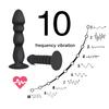 10 Speeds Wireless Remote Anal Dildo Prostate Massager Strong Sucker Unisex G-spot Stimulator Anus Penis Vibrator Insert Climax Sex Toys Masturbator