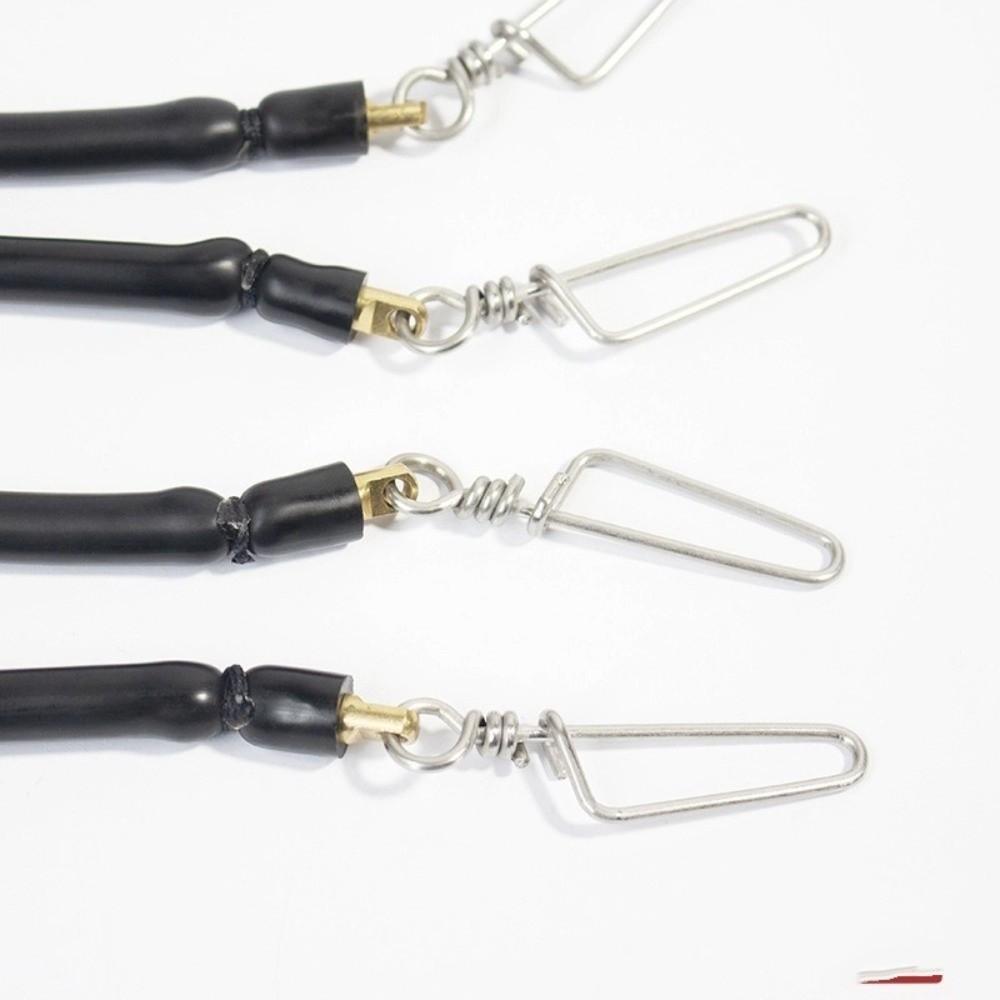 Hot Heavy Duty Bungee Stainless Outdoors Spear Line Snap Clip Spearfishing
