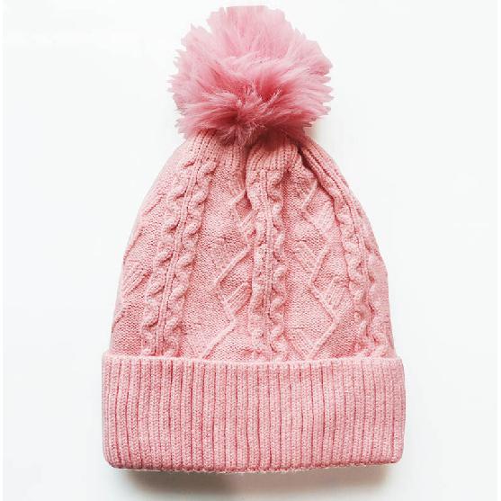 New Style Jacquard Beanie with Pom-pom, Fleece-lined and Thickened for Autumn and Winter Warmth, Suitable for Outdoor Sports and Skiing