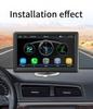 Universal 7inch Car Radio Multimedia Video Player Wireless Carplay And Wireless Android Auto Touch Screen Sun Visor B500