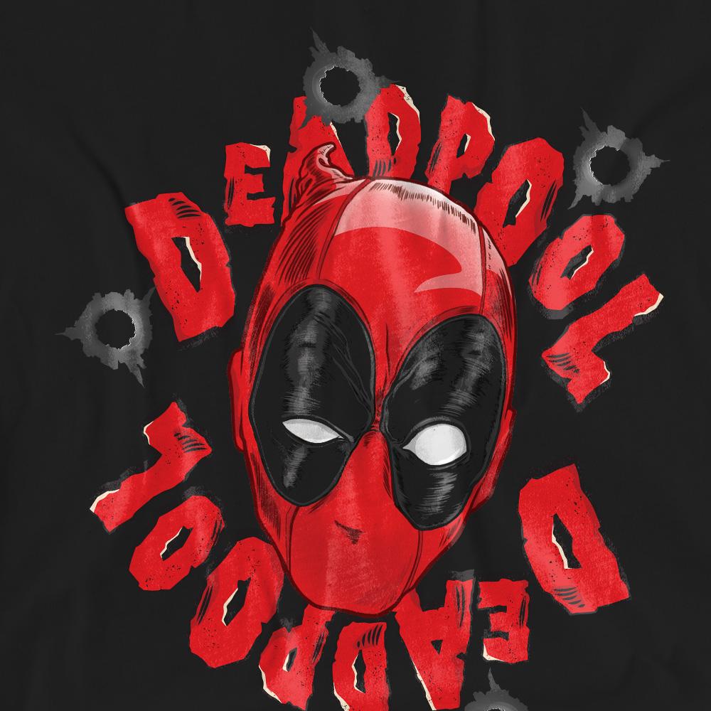 Deadpool Unisex Adult Head T-Shirt