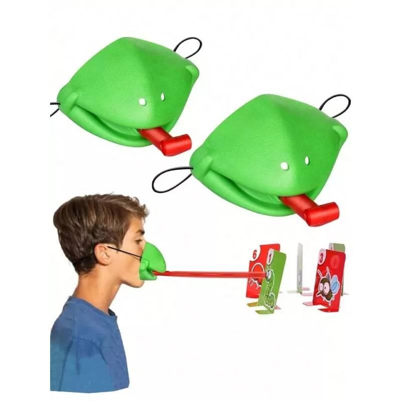 Engaging Colorful Frog Tongue Toy For Kids Fun Interactive Tabletop Game Experience