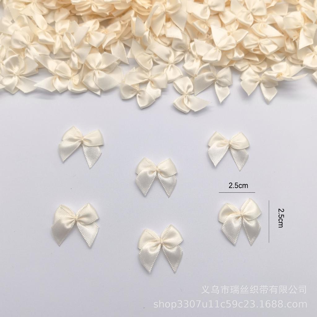 Bekleidungszubehör DIY Handgemacht Fadengebundenes Band Wickeln Mini Kleine Schleife Unterwäschezubehör
