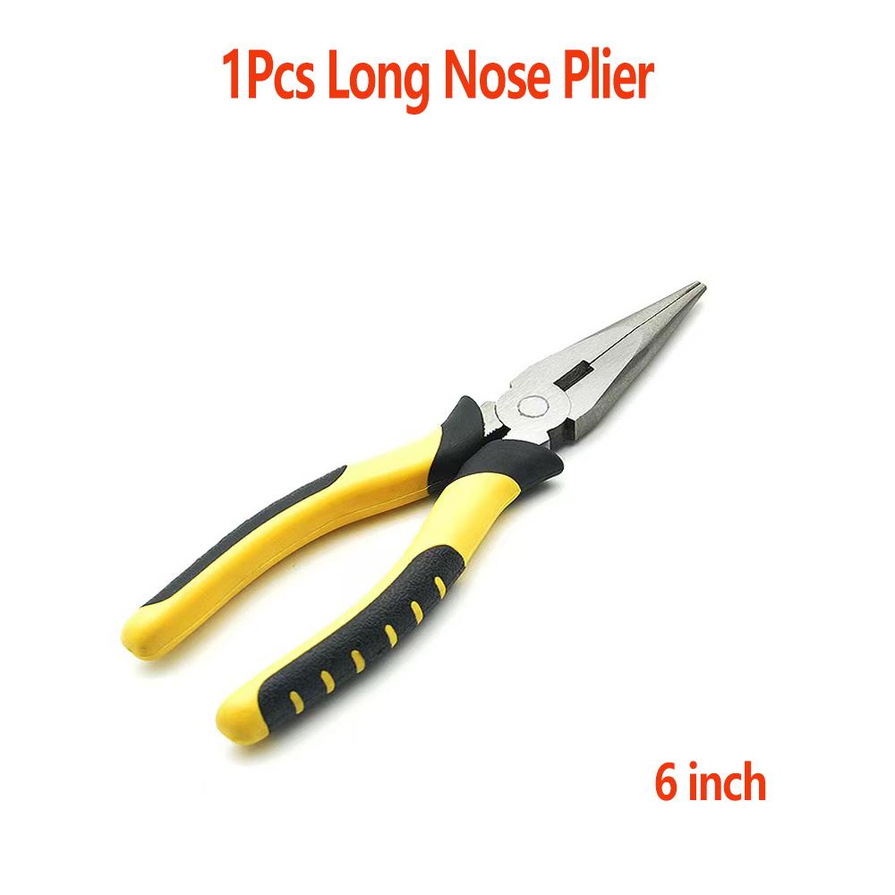 1/2 Pcs Wire Pliers Diagonal Nose Pliers Needle-nosed Pliers Multifunctional Pliers Suitable for Wire Cutting Twisting Gripping