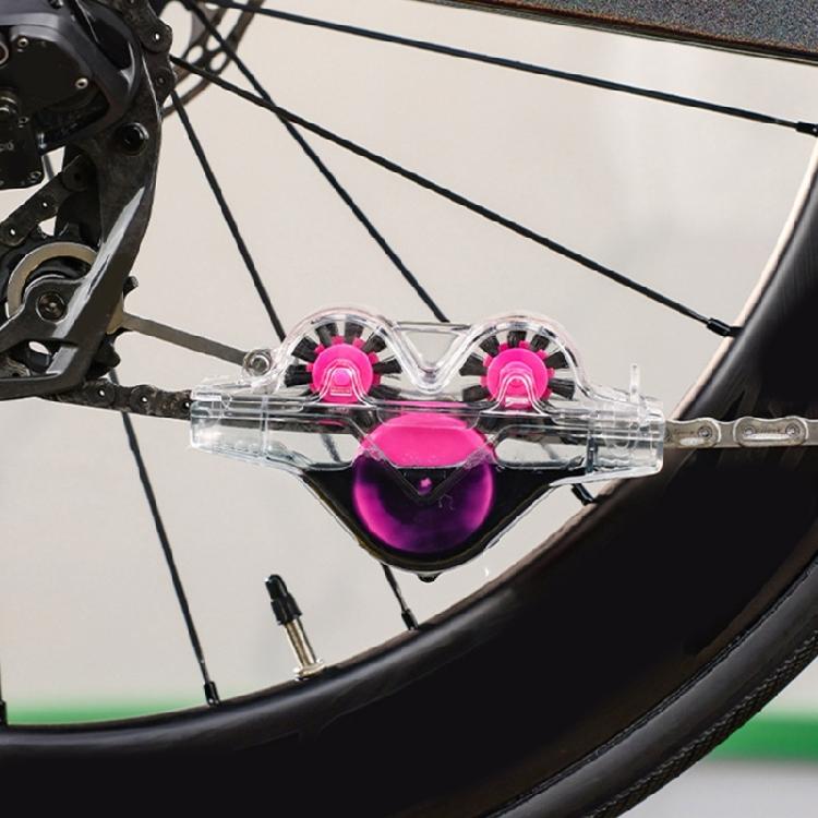 Pack of 2 Automatic Bicycles Chain Washers Easy To Use Design Removes Dirty Grime Suitable for Multiple Bikes Styles