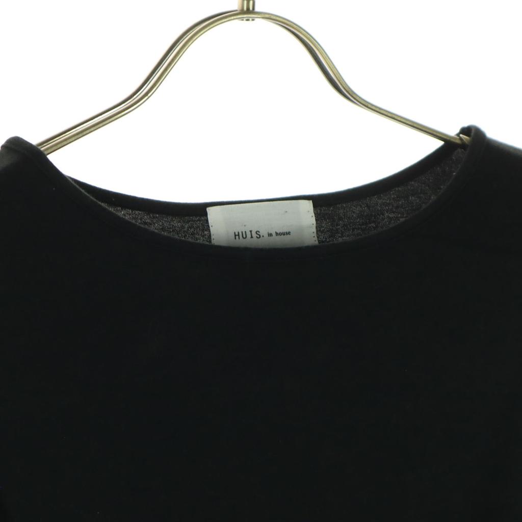 HUIS In House Made In Japan Long Sleeve Cut F Black Ron T Women Used