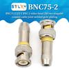 1pcs BNC75-2-1/2-2 BNC-J video head 2M two megabit coaxial cable joint welded gold plating