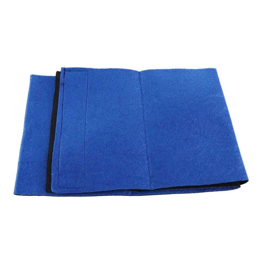 

Спортивная поддержка талии для мужчин и женщин, пояс для фитнеса и защиты талии, пояс для сжигания жира на животе, пояс для похудения, пояс для сауны и коррекции фигуры, пояс для спортзала синий