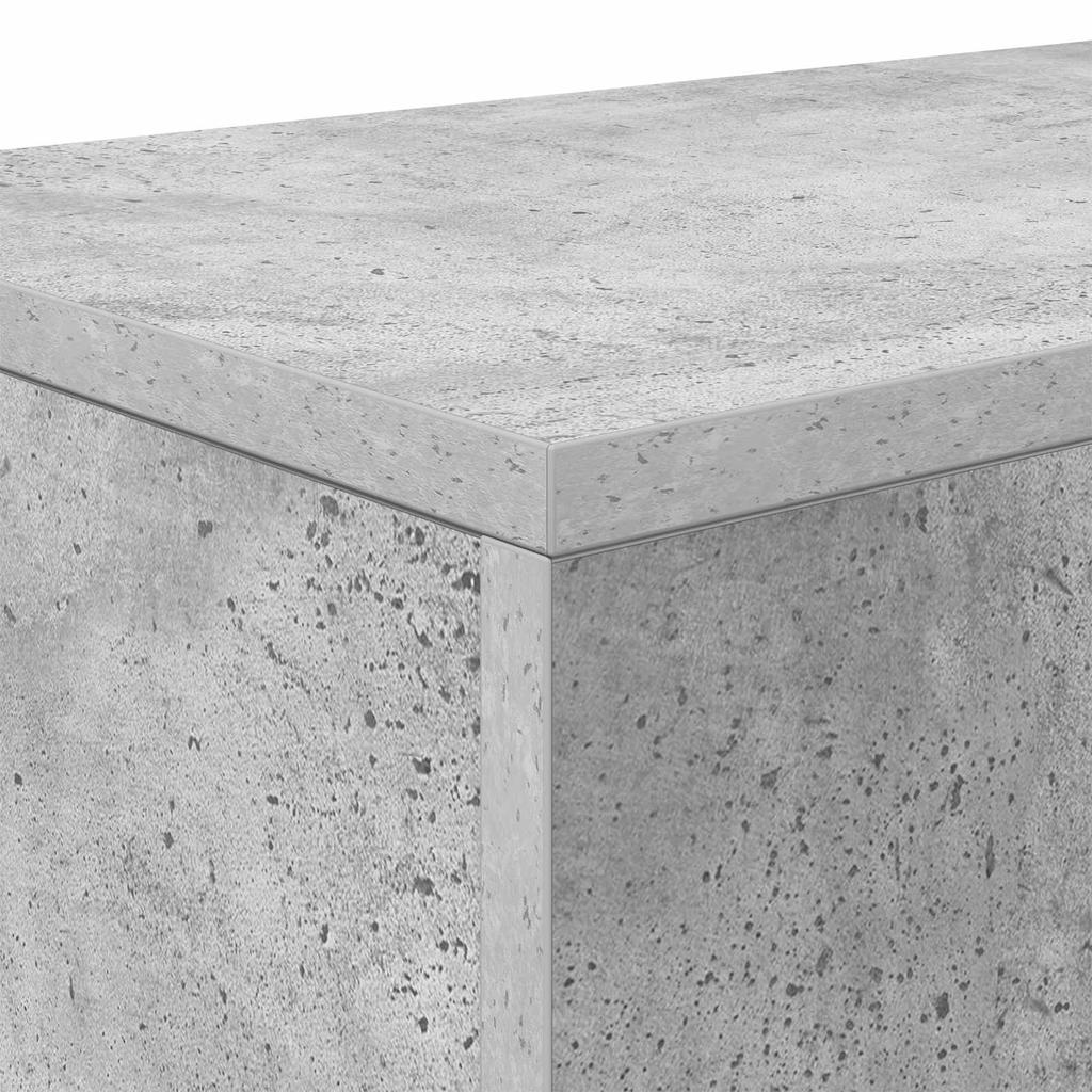Concrete Grey Console Table 82 x 29 x 74 cm