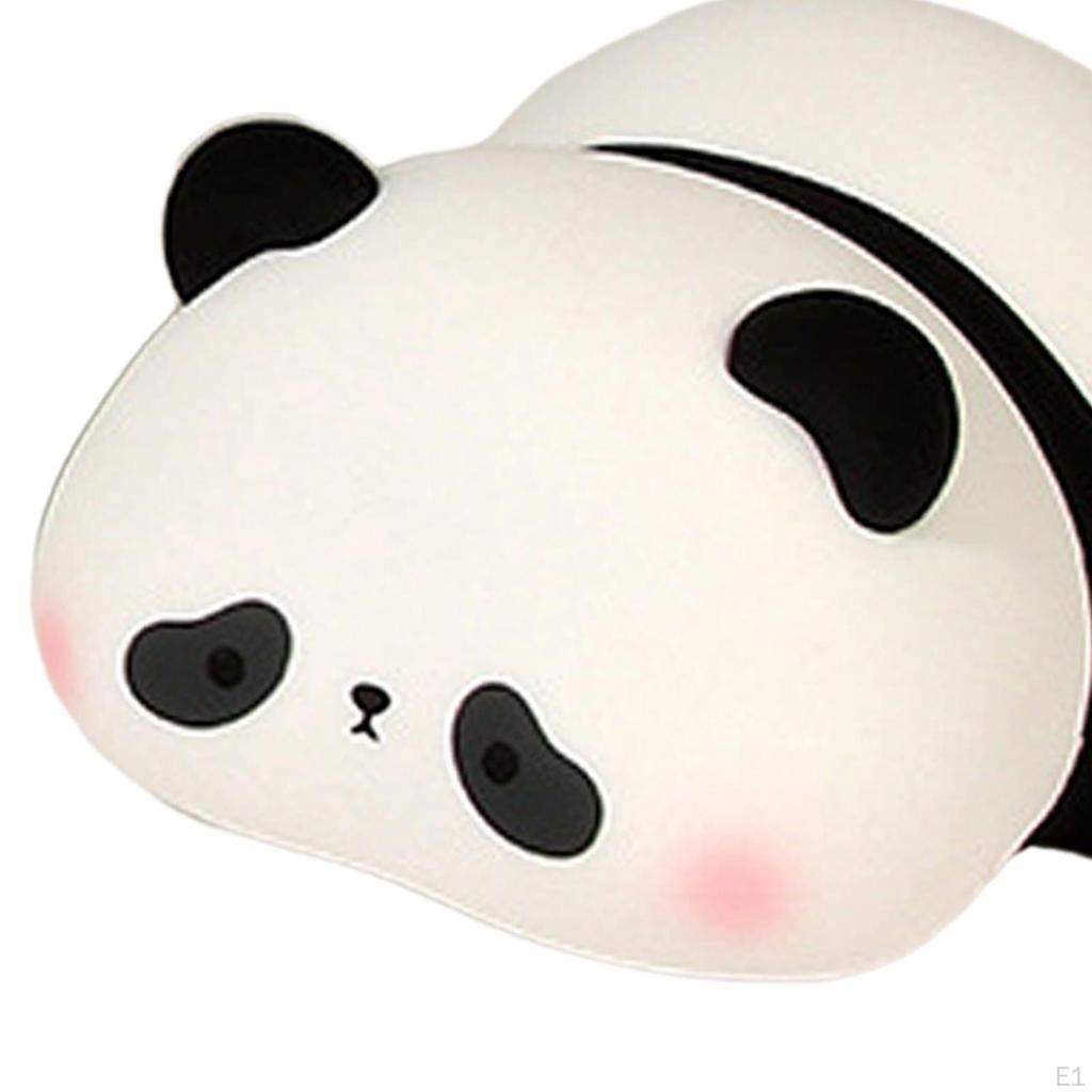 Panda Night Light LED Beside Lamp Portable USB Rechargeable Valentines Day Gifts Brightness