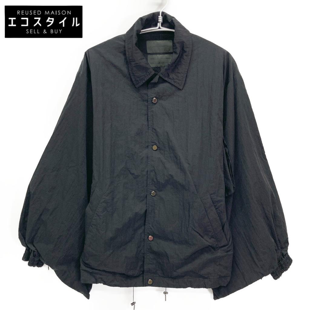 FUMITO GANRYU FU3-BL14 Black Kimono Coach Jacket Jacket 2 blackUsed