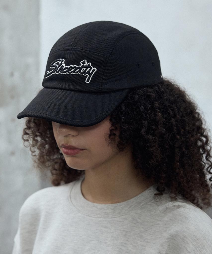 1993STUDIO Sincerity Natural Twill Camp Cap_Black