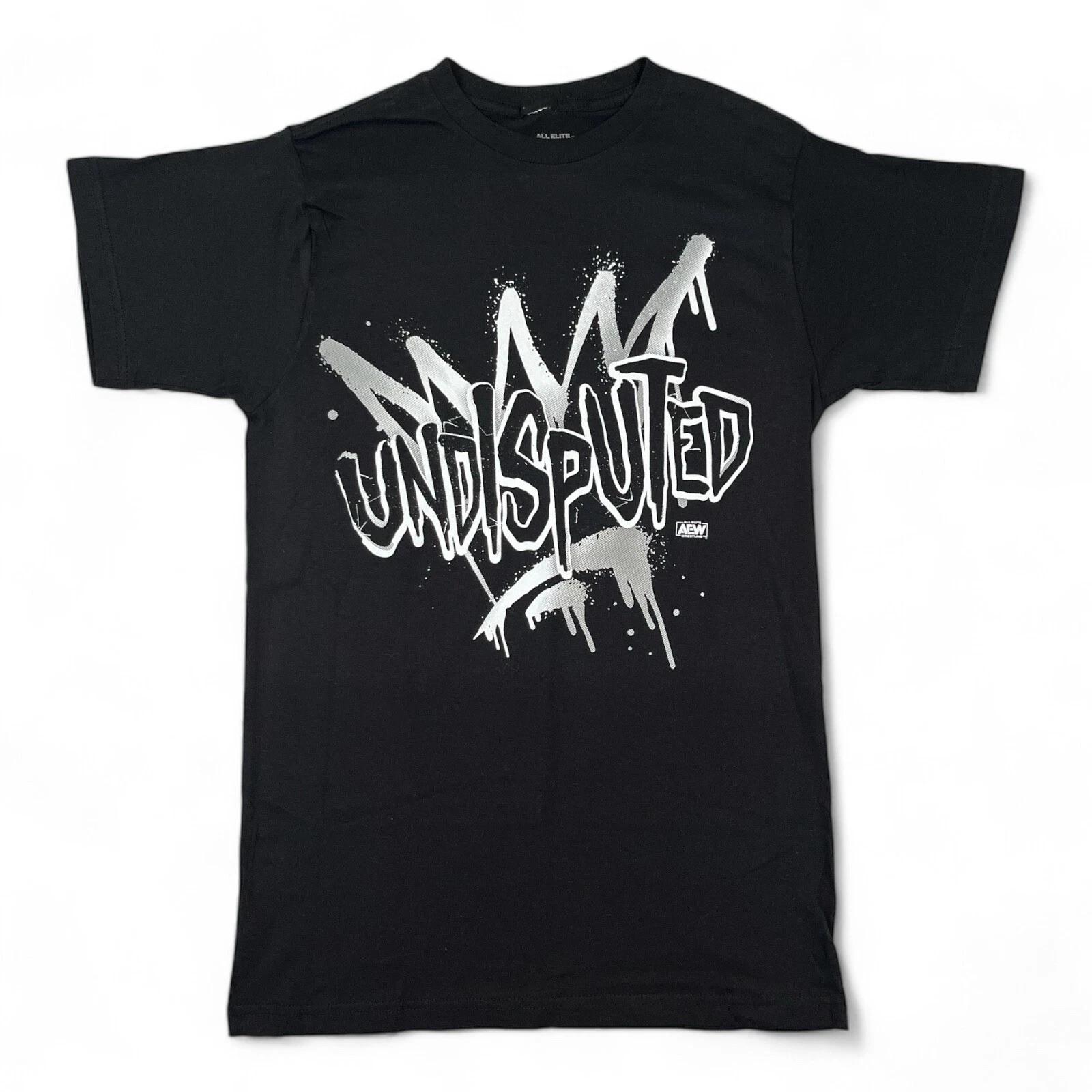 AEW All Elite Wrestling Undisputed ’s Small Pro Wrestling Graphic Tee NEW 130