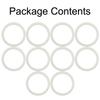 10pcs Foam Seal Foam High-quality Materials PE PTFE White