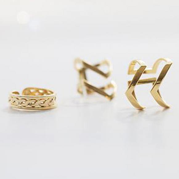 super1798 3Pcs/Set Fashion Women's Arrow Hollow Midi Knuckle Open Finger Ring Band Gift super1798 3Pcs/Set Fashion Women's Arrow Hollow Midi Knuckle Open Finger Ring Band Gift