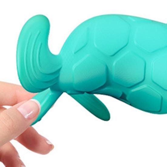 6Pcs/Set Ocean Theme Sensory Toy Textured Fish Crab Turtle Starfish Shell Sensory Stone Toy Anxiety Stress Relief Silicone Fidget Toy