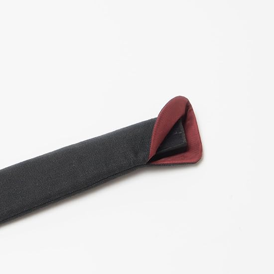 Kyoto Geibido Fan Case 23.5cm Men's Japanese Style Accessory Made in Japan Cotton Linen (Purple)