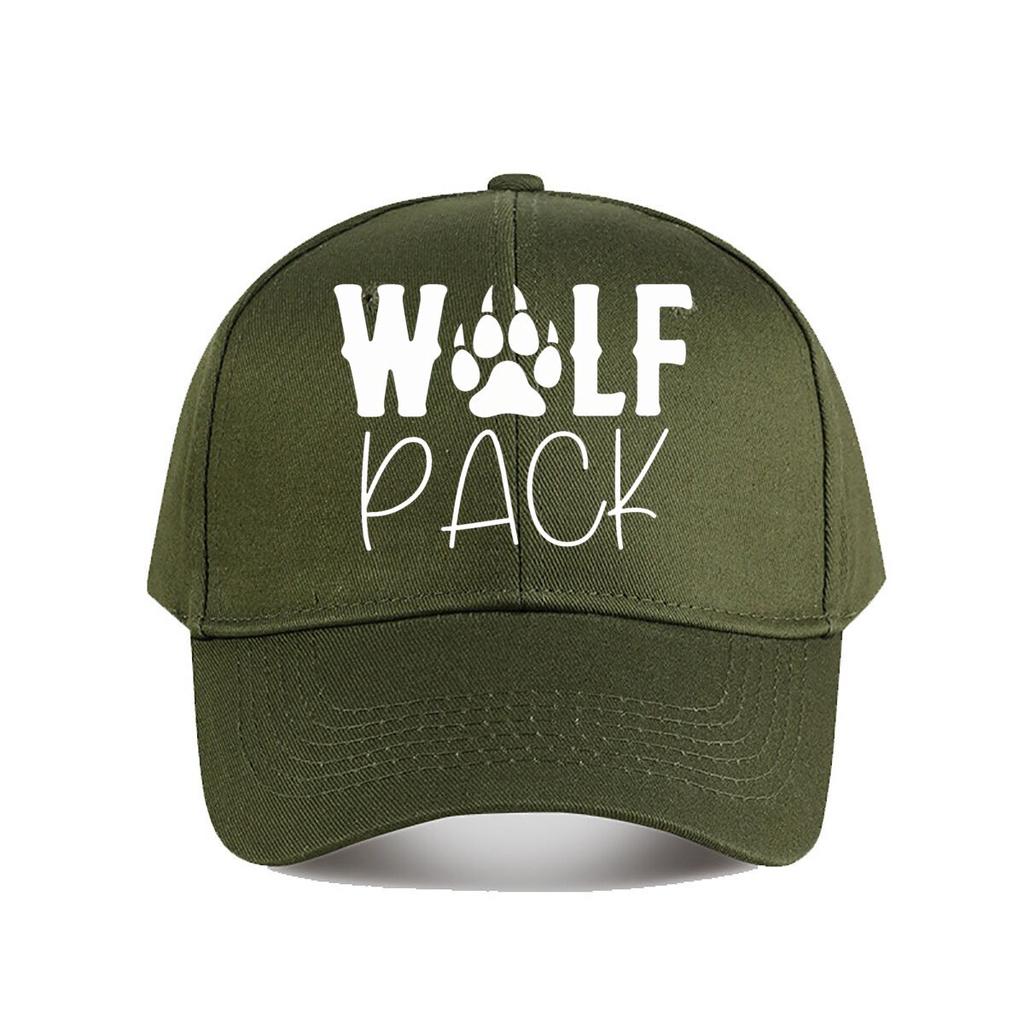 Casquette de Baseball Graphique Patte de Meute de Loups Mode Unisexe Chapeau de Soleil Femmes Sports d'Extérieur