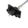 Telescopic Antenna for FM Radio Wireless Alarm Receiver with 4 Section Extension Mechanism and 360 Degree Adjustable Swivel Base