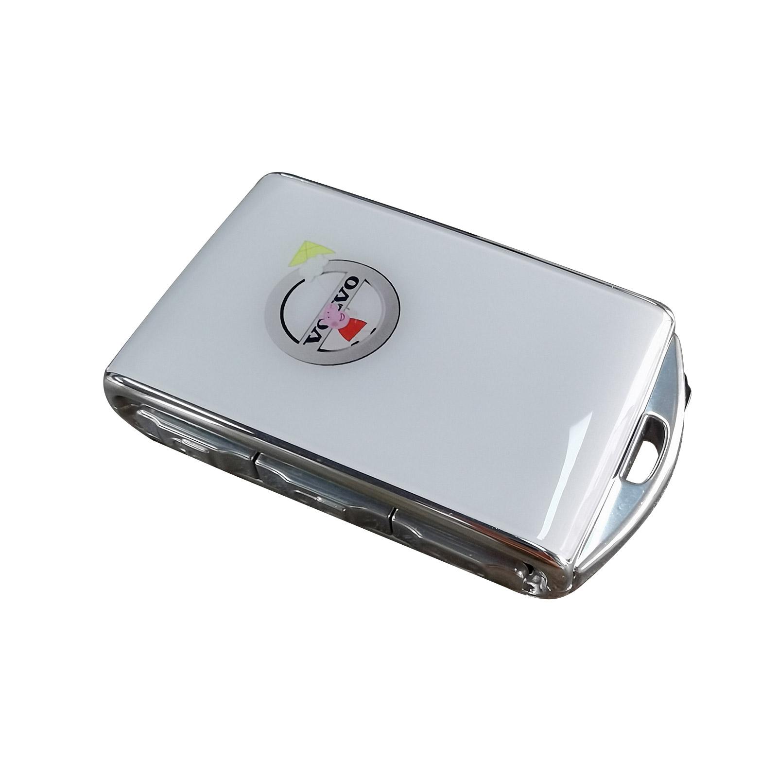 

Автомобильный брелок для ключей из цинкового сплава, стильный чехол для брелока для Volvo S90 S60 V90 XC60 XC90, защитный чехол для автомобильного ключа