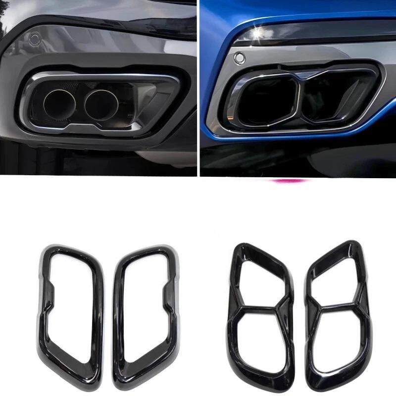 BMW X5 X6 X7 Sport Exhaust Muffler Upgrade: Four-Outlet Tailpipe, Easy Non-Destructive Installation