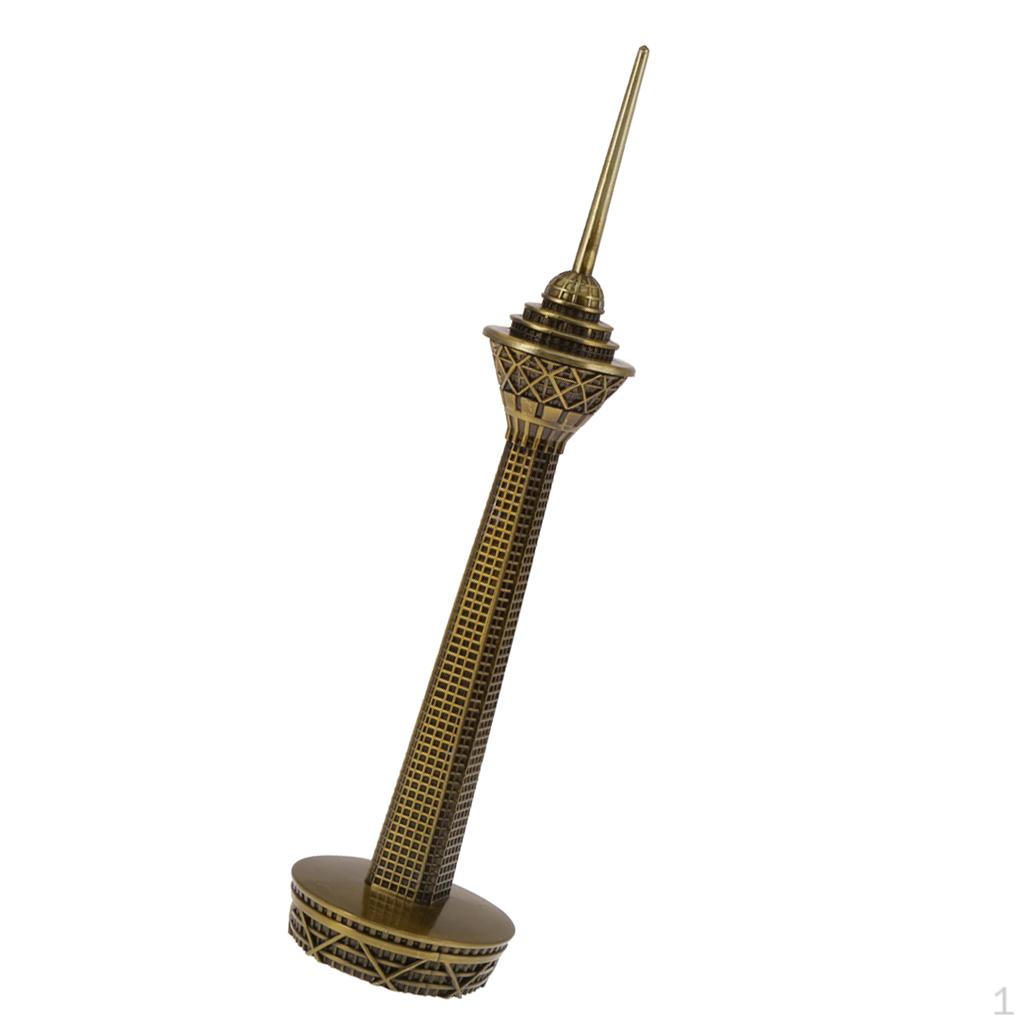 

2 Colors Bronze/Silver Metallic Craft Milad Tower Home Shelf Decoration Gift бронзовый