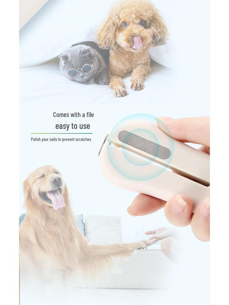 LED Pet Nail Clippers for Dogs and Cats