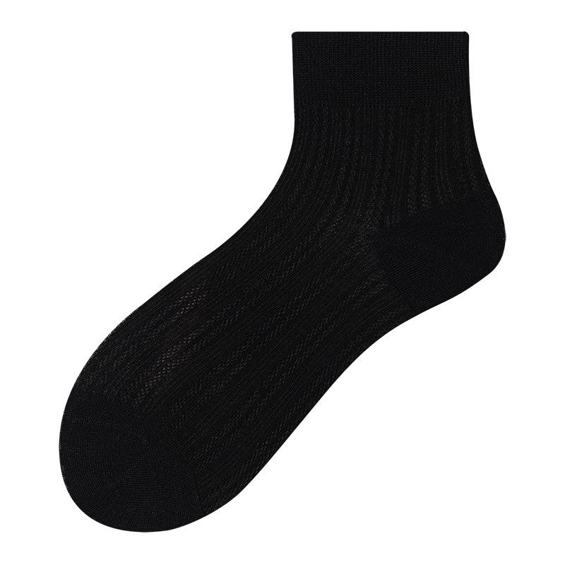 Female Summer Thin New Boneless Mesh Breathable Moon Tube Socks
