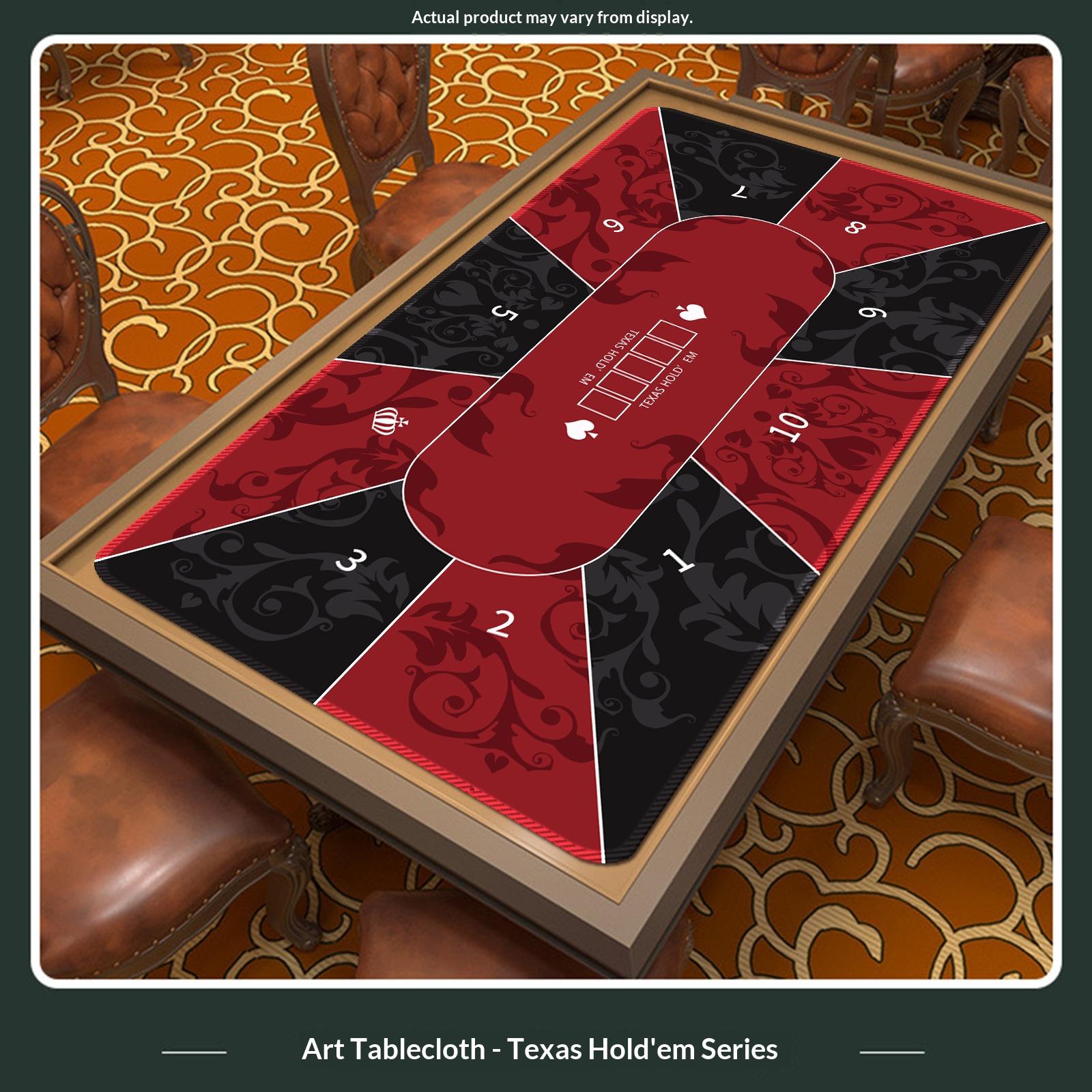 

Килимок для столу Texas Hold em Великий гумовий килимок для шахової карткової гри Баккара Протиковзкий Настільні аксесуари Килимки для столу Ігрові килимки Розширений килимок 600X1200X2MM кавовий